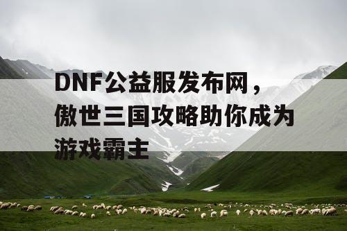 DNF公益服发布网，傲世三国攻略助你成为游戏霸主