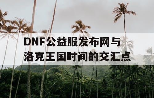 DNF公益服发布网与洛克王国时间的交汇点